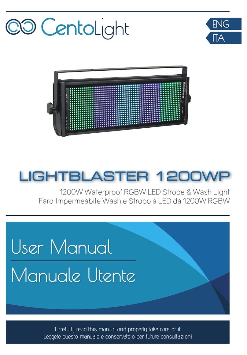 CentoLight LIGHTBLASTER 1200WP User manual