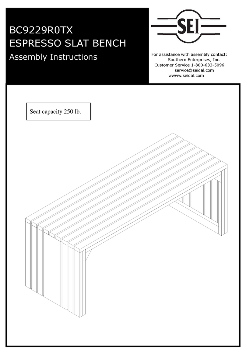 SEI BC9229R0TX Assembly instructions