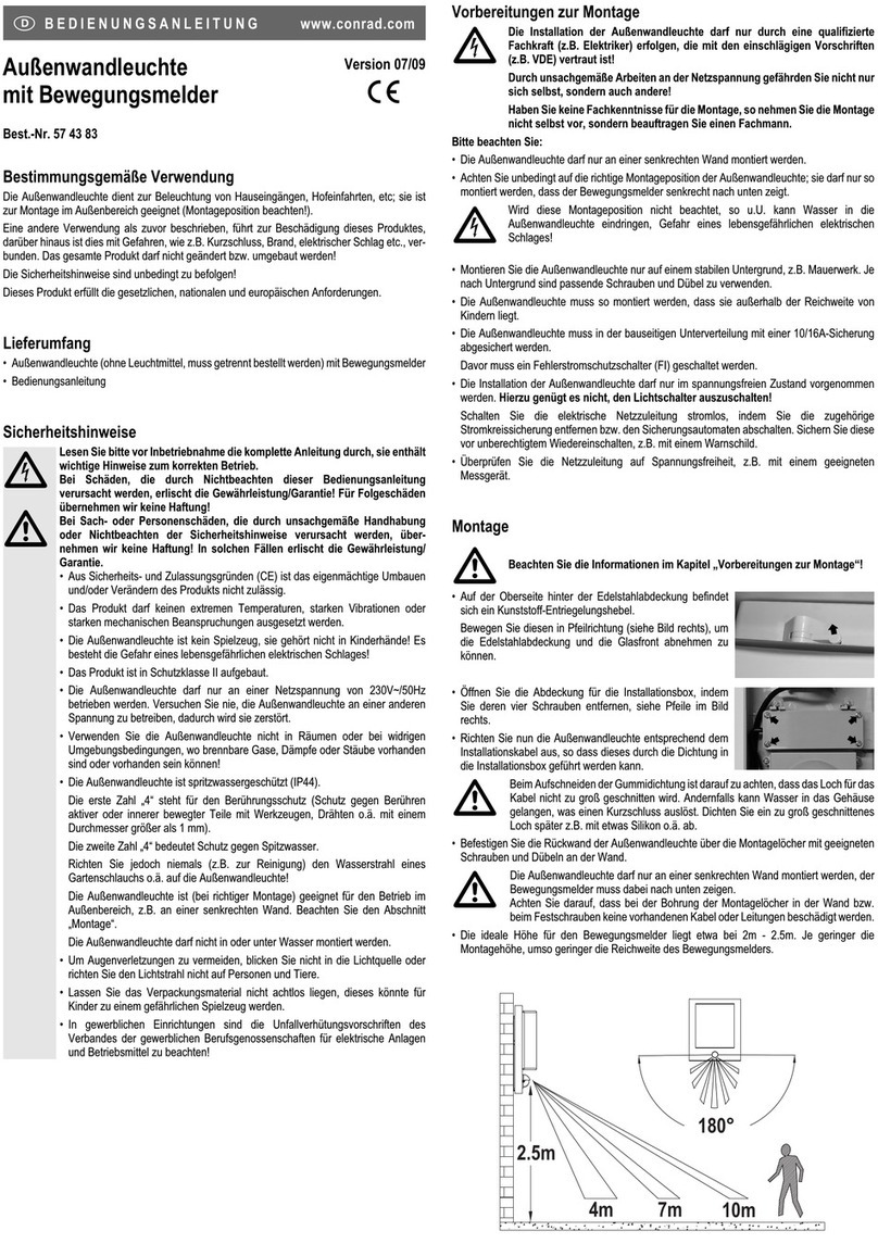 Conrad 57 43 83 User manual