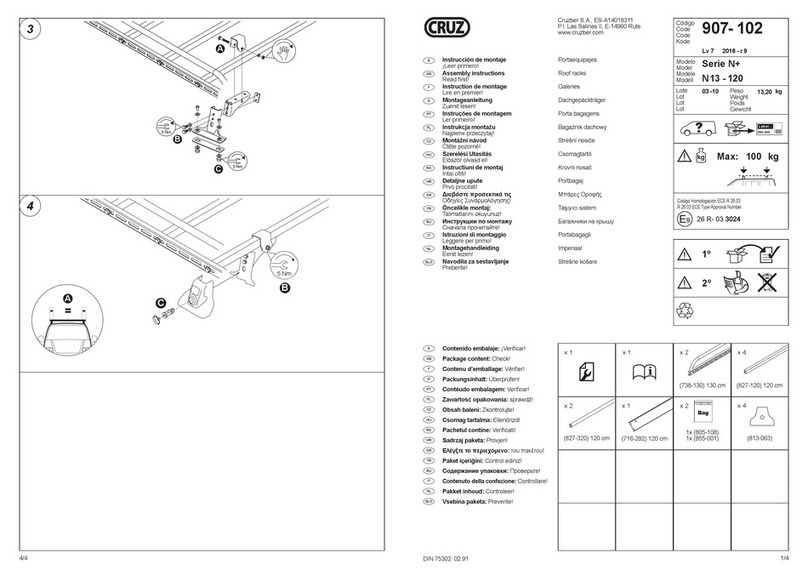 Cruz N+ Series Assembly instructions