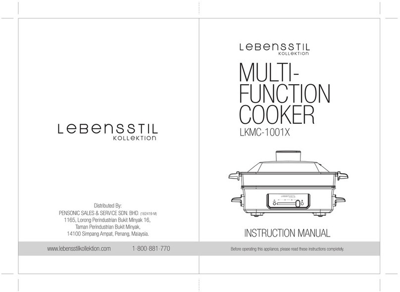 Lebensstil Kollektion LKMC-1001X instruction manual