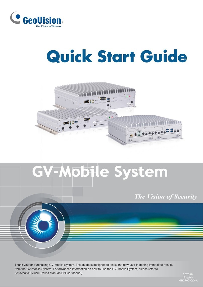 GeoVision GV-MNVR1000 quick start guide