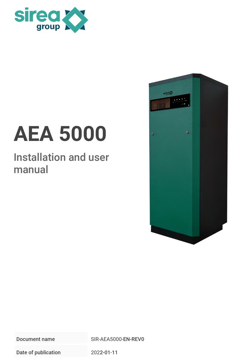 sirea AEA 5000 Installation and user manual