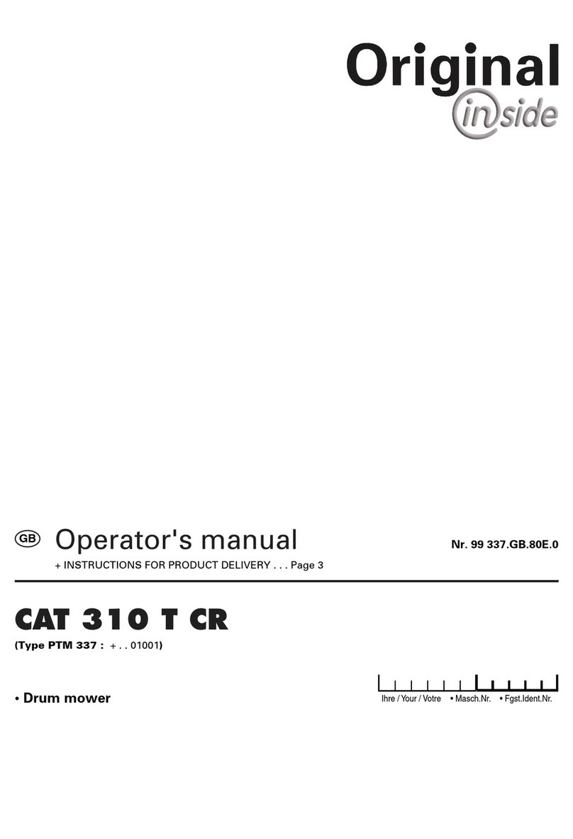 Original inside CAT 310 T CR Operator's manual