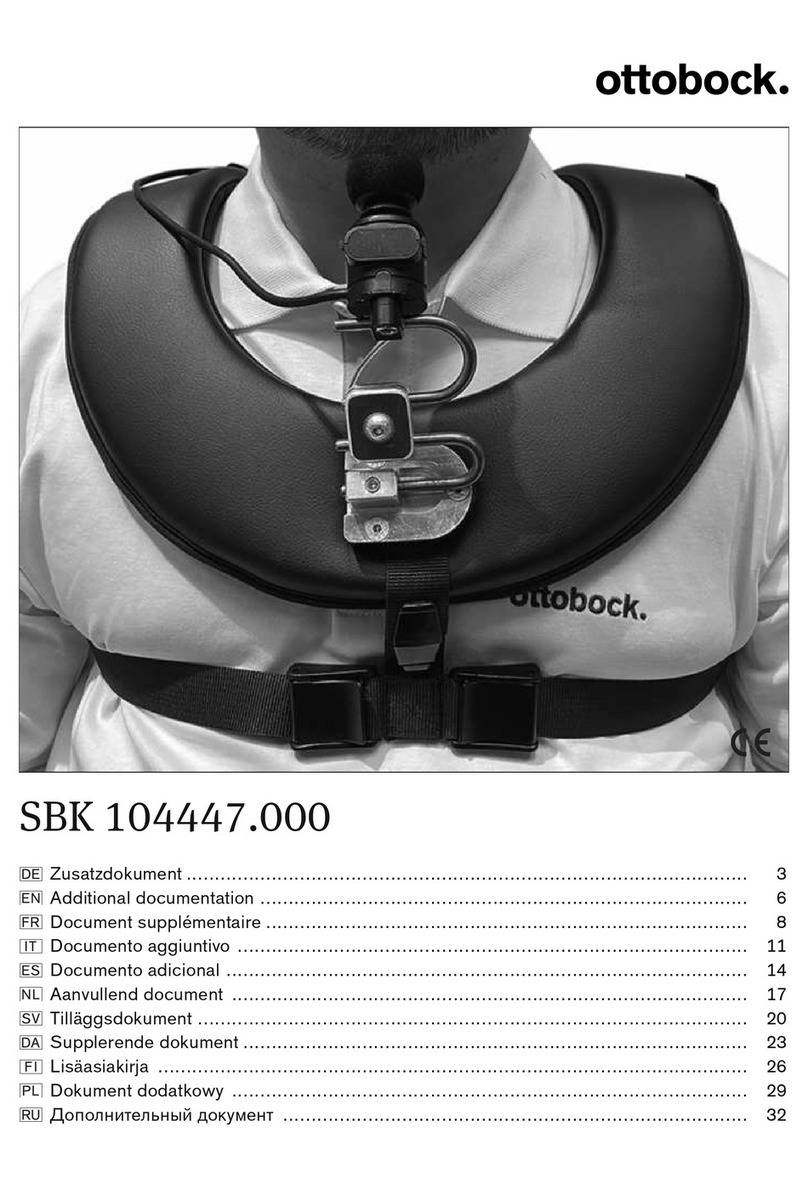 Otto Bock SBK 104447.000 User manual