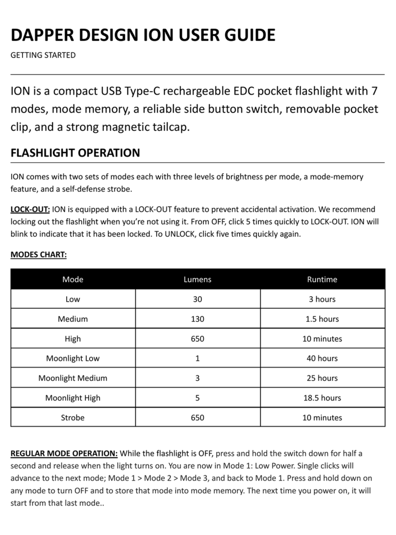 Dapper Design ION User manual