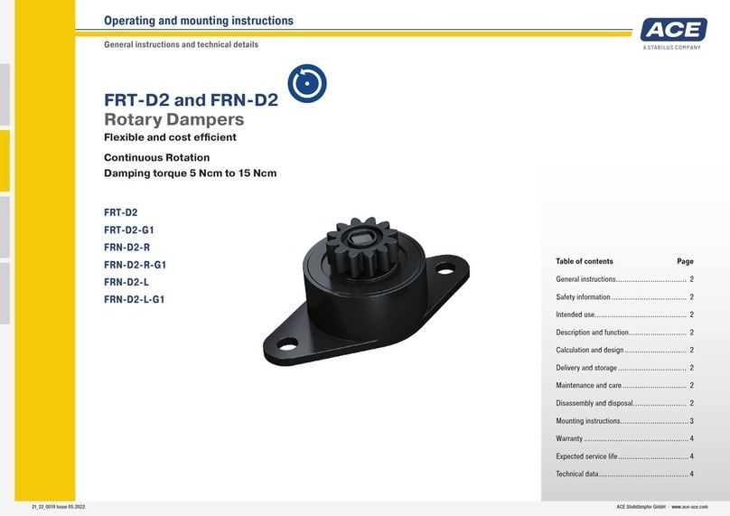 STABILUS ACE FRT-D2 Service manual