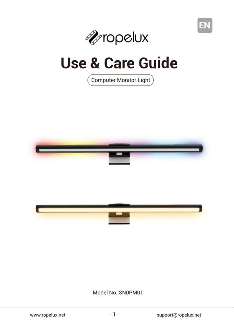 ropelux SN0PM01 Use and care guide