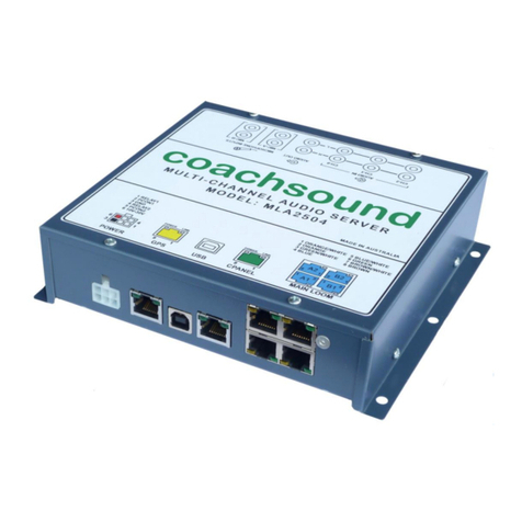 Coachsound TourMaster MLA2504 User manual