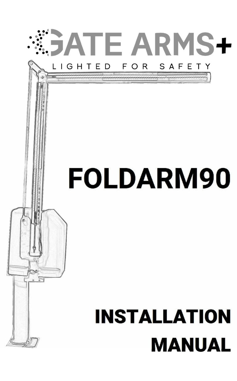GATE ARMS+ FOLDARM90 User manual
