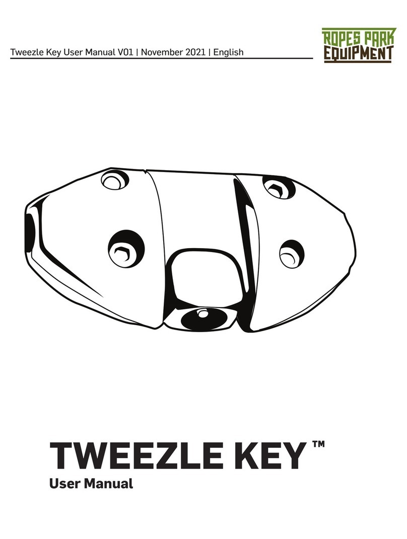 ROPES RARK EQUIPMENT TWEEZLE KEY user manual