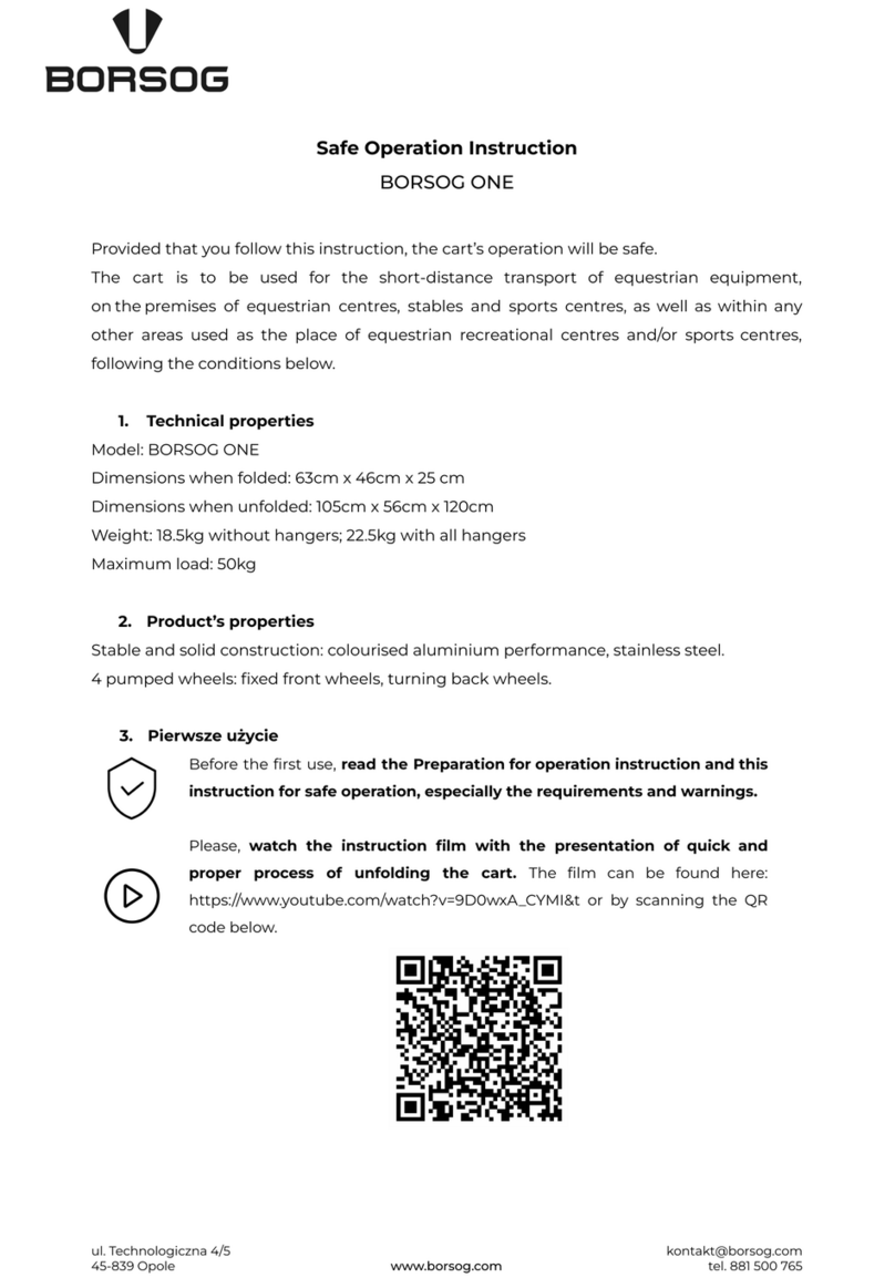 BORSOG ONE operation instruction