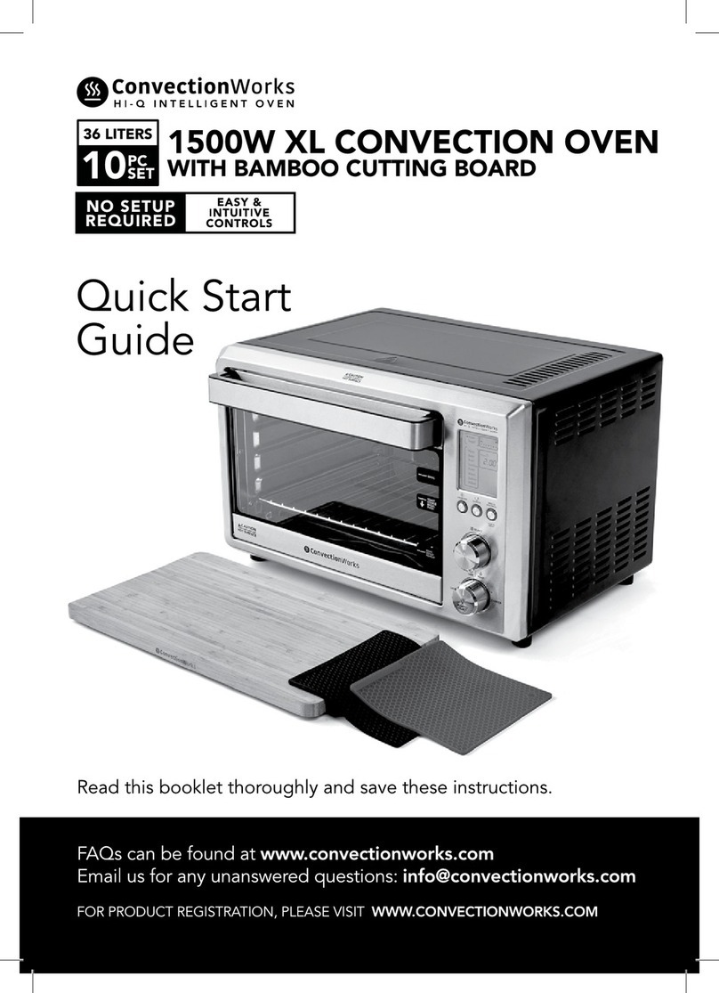 ConvectionWorks 1500W XL quick start guide