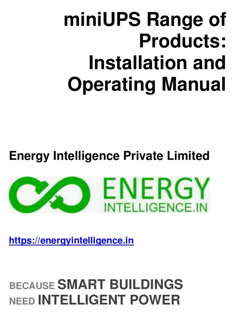 Energy Intelligence miniUPS User manual