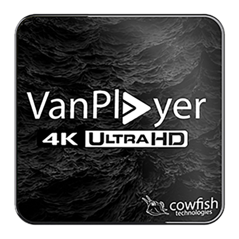 Cowfish Technologies VanPlayer User manual and installation guide