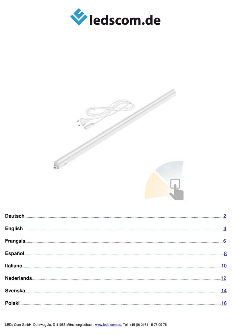 ledscom LC-L-221-CC Assembly instructions