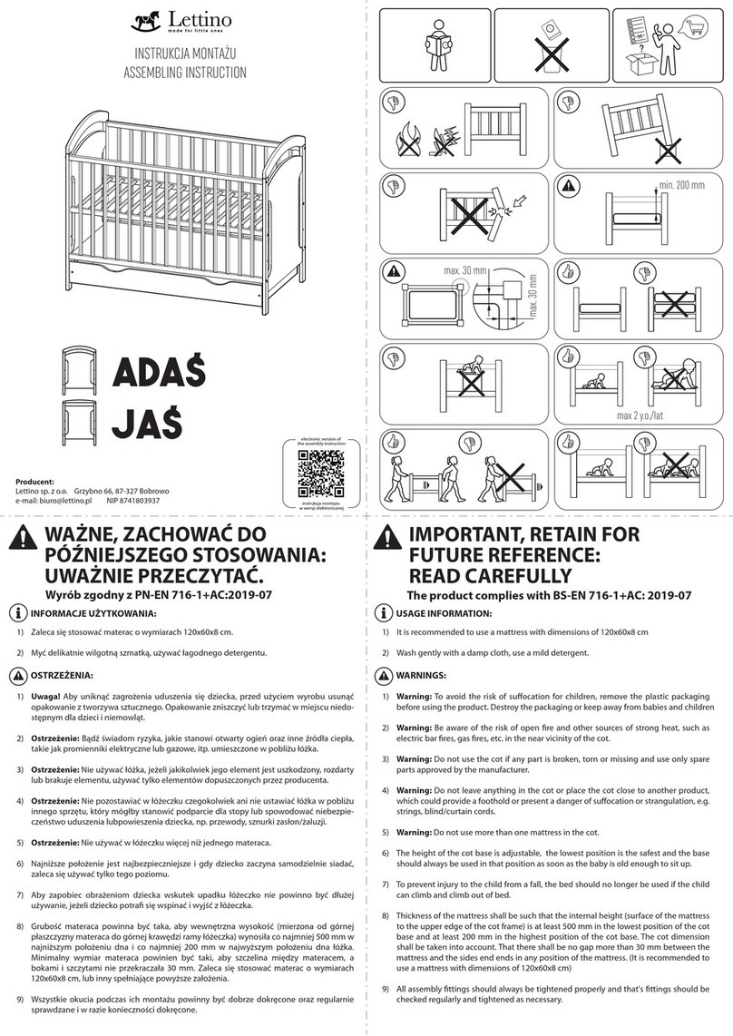 Lettino ADAS Assembling Instruction