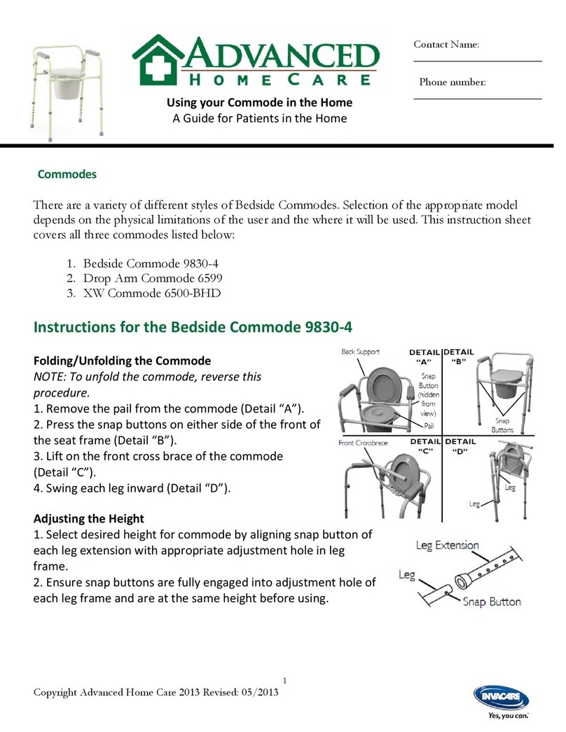 ADVANCED HOME CARE 9830-4 Guide