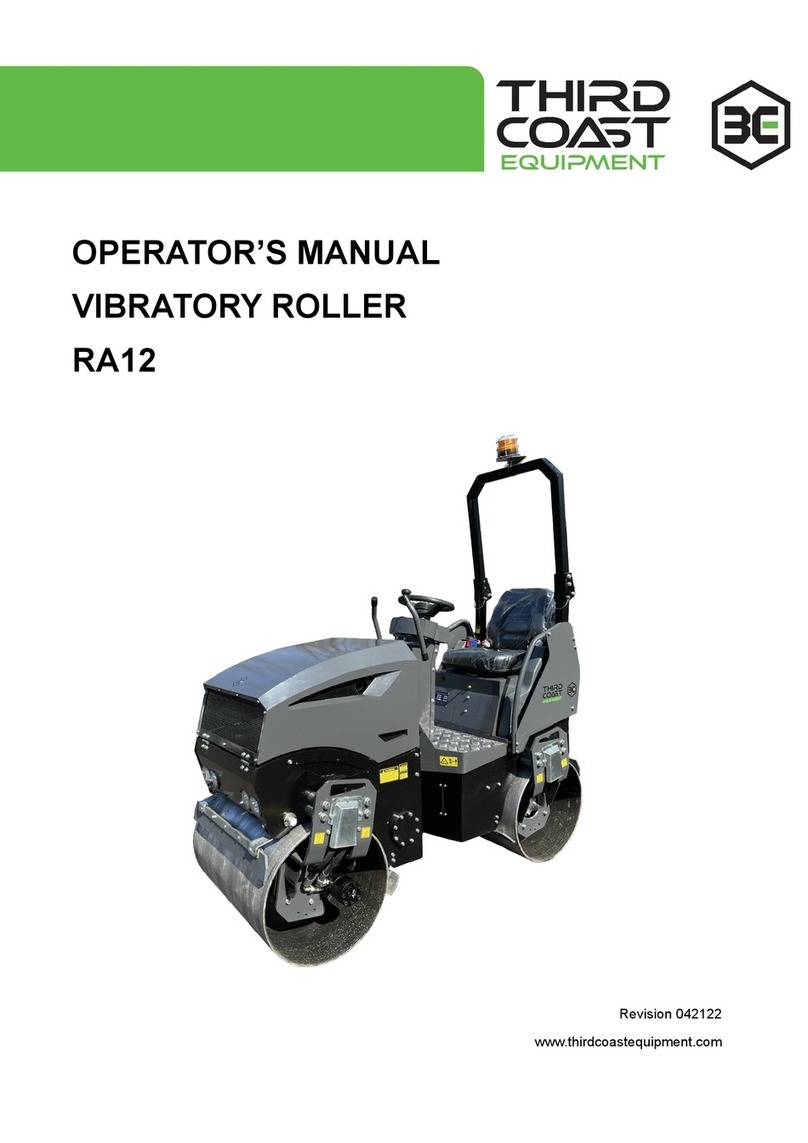 third coast equipment RA12 Operator's manual