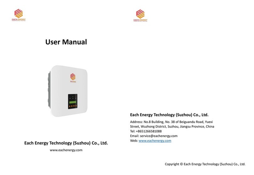 Each Energy EES3K-M1 user manual