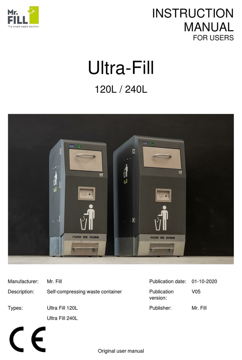 Mr. FILL Ultra Fill 120L User manual