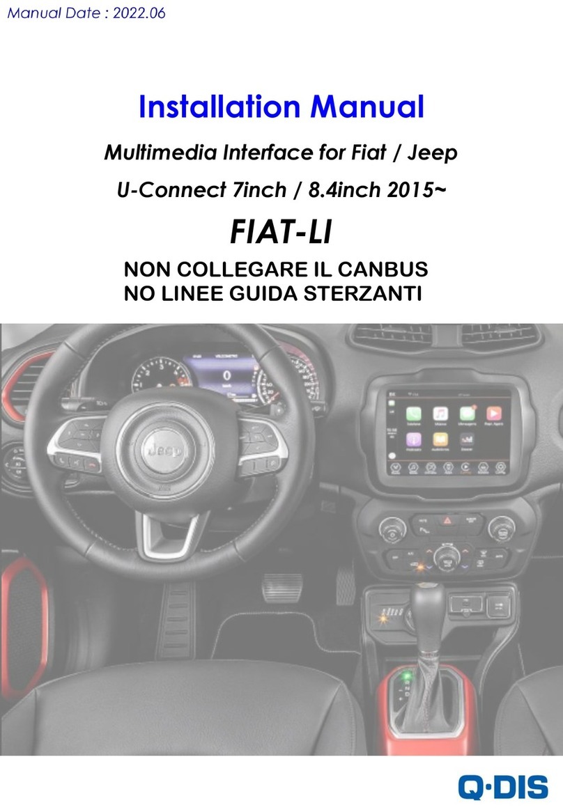 Qdis FIAT-LI installation manual