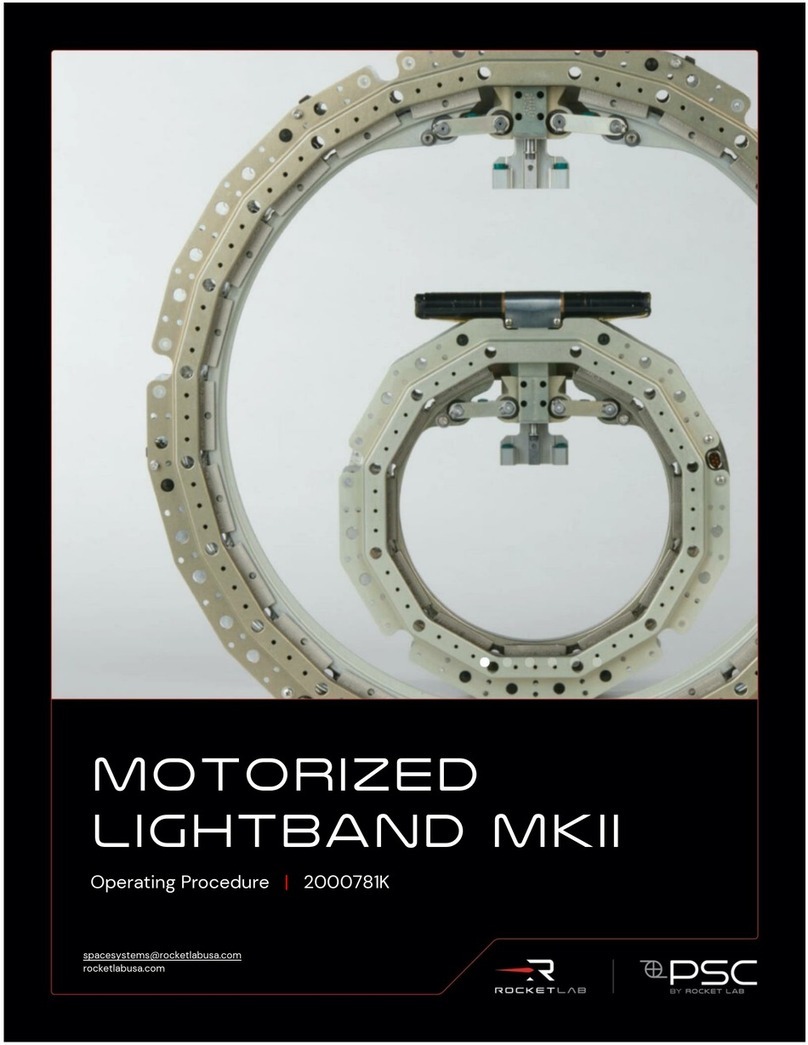 ROCKET LAB PSC MOTORIZED Lightband MKII Operating procedure