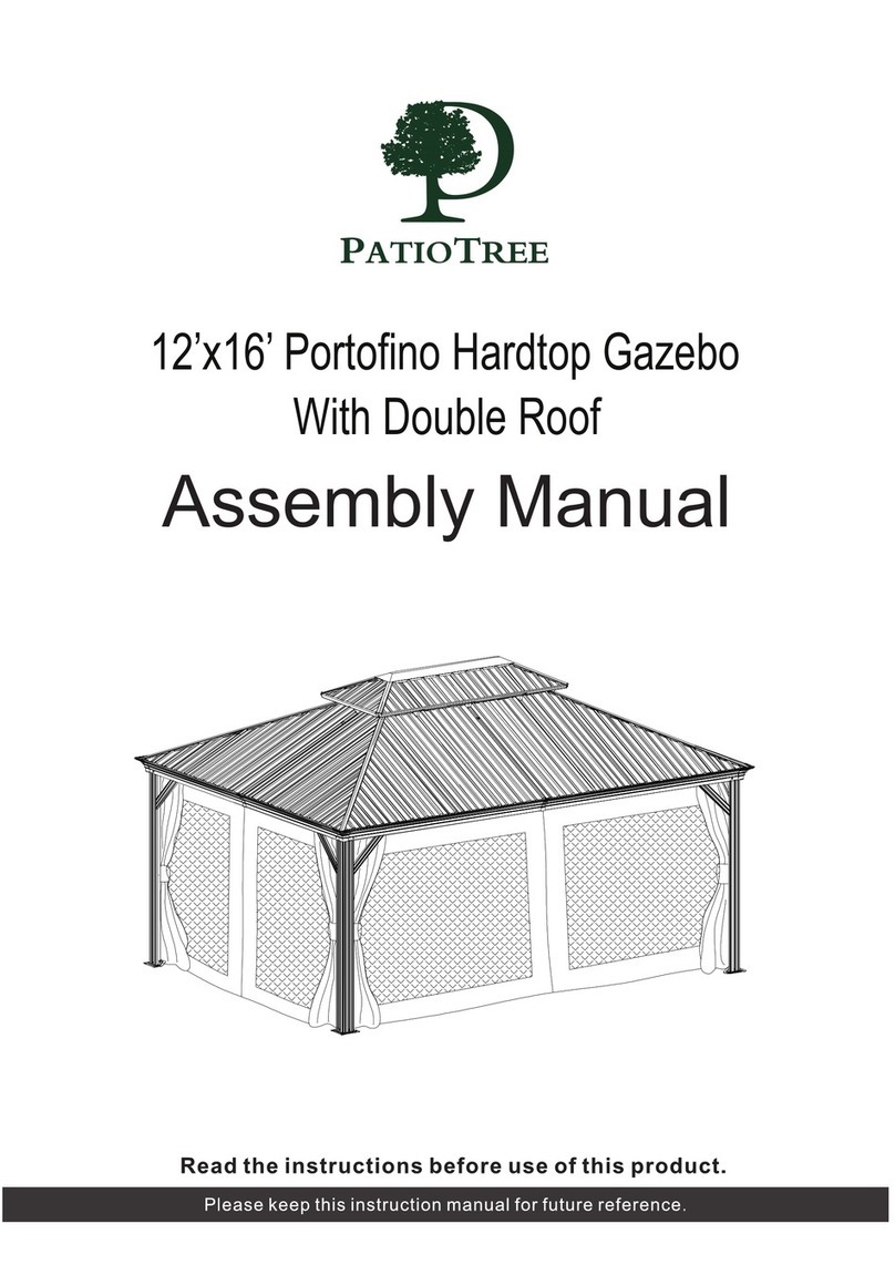 PatioTree Portofino Assembly manual