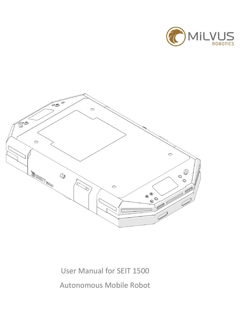 Milvus Robotics SEIT 1500 user manual