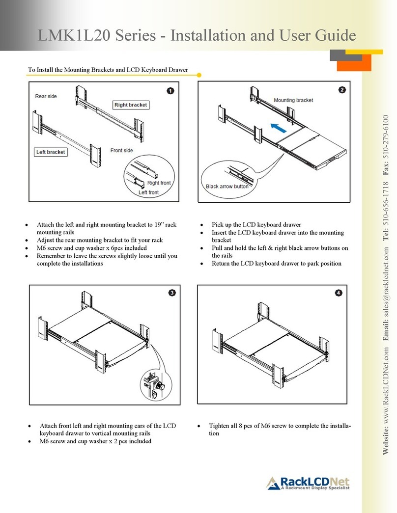 Rack LCD Net LMK1L20 Series User manual