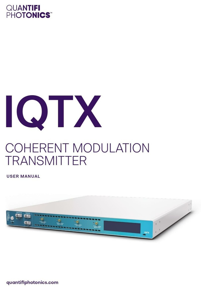 Quantifi Photonics IQTX 1100 Series user manual