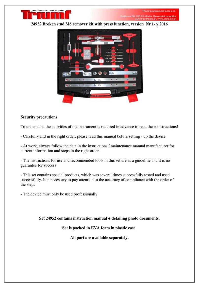 Triumf 24952 manual