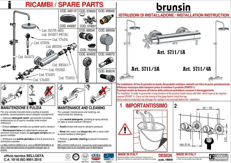 brunsin 5711/1A Installation instruction