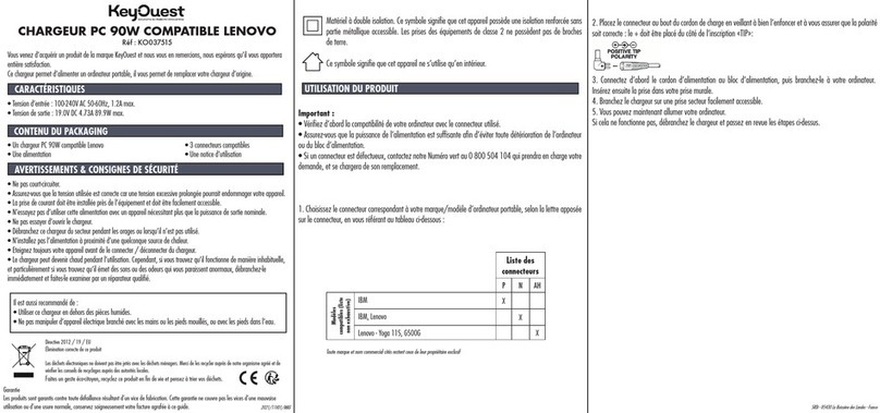 KeyOuest KO037515 quick start guide