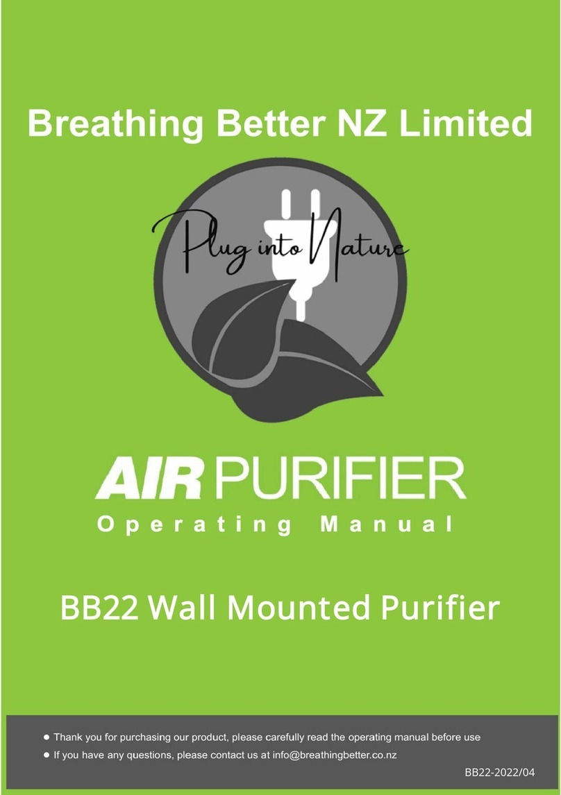Breathing Better NZ BB22 operating manual