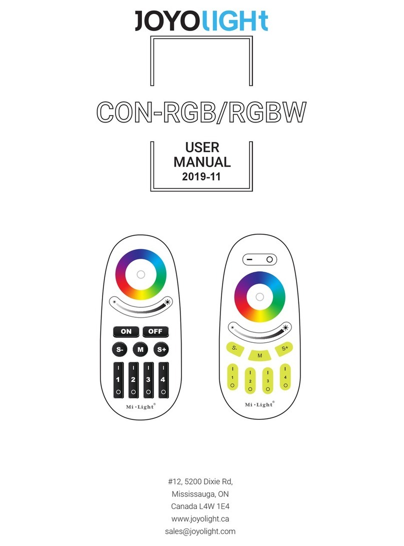 Joyolight CON-RGB user manual
