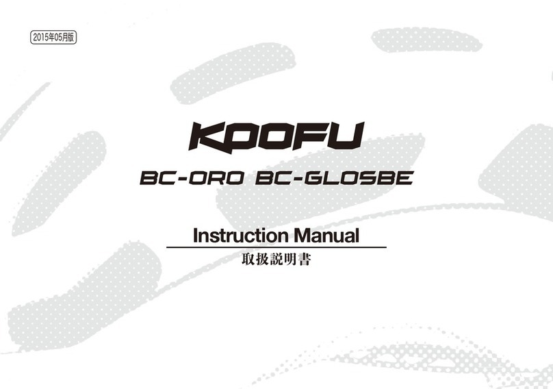KOOFU BC-ORO instruction manual
