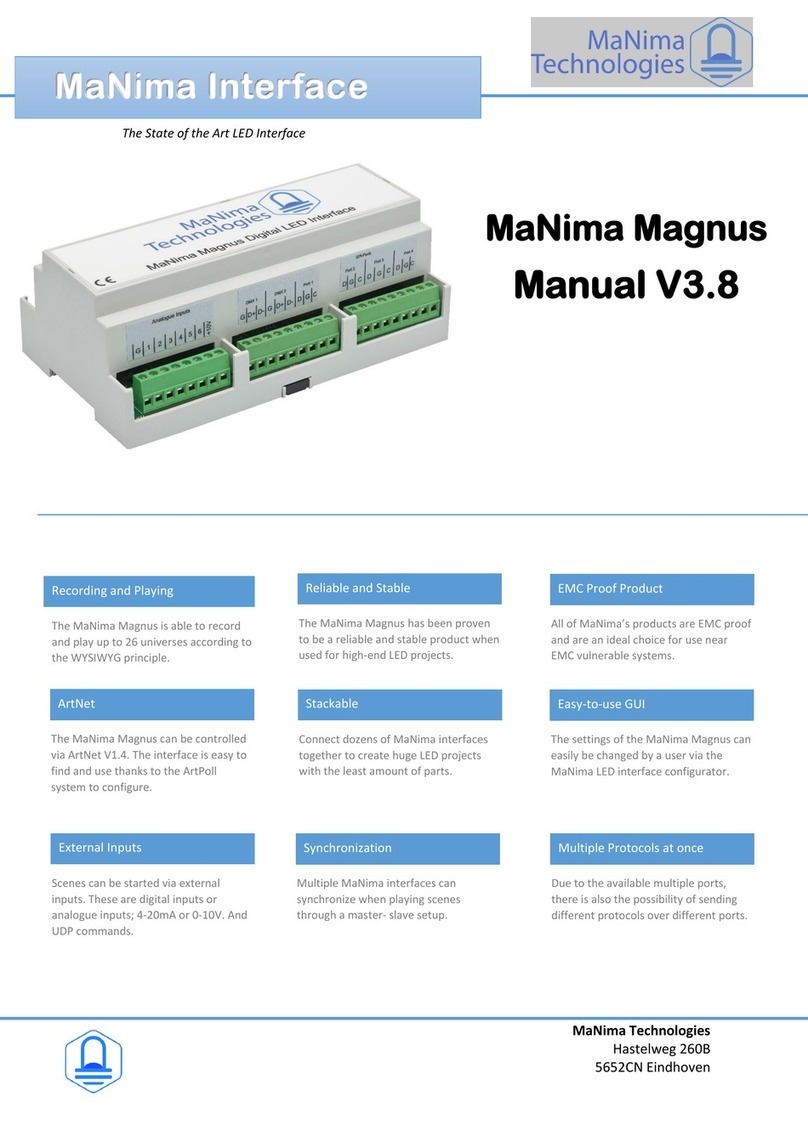 MaNima Technologies Magnus manual MaNima Technologies Magnus manual