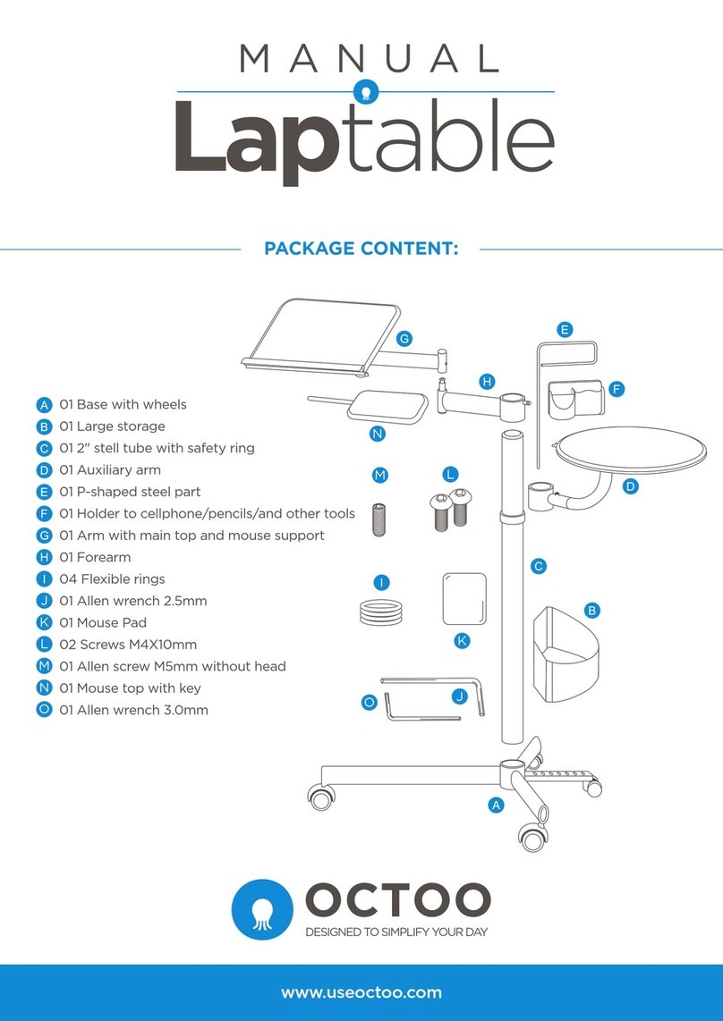 OCTOO Laptable manual