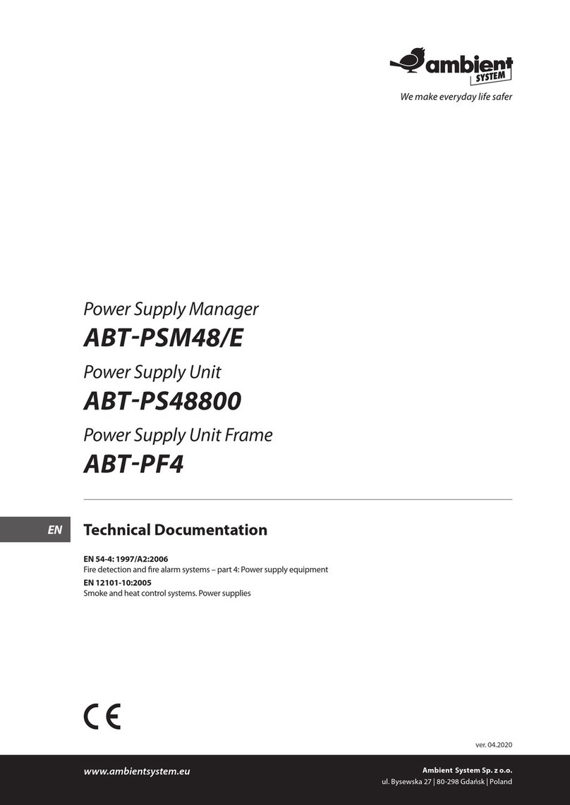 ambient SYSTEM ABT-PSM48 Technical documentation