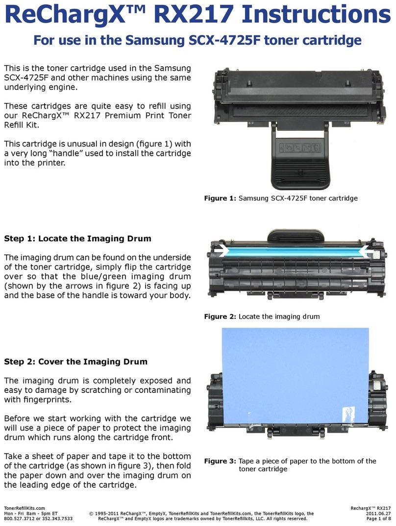 TonerRefillKits ReChargX RX217 instructions