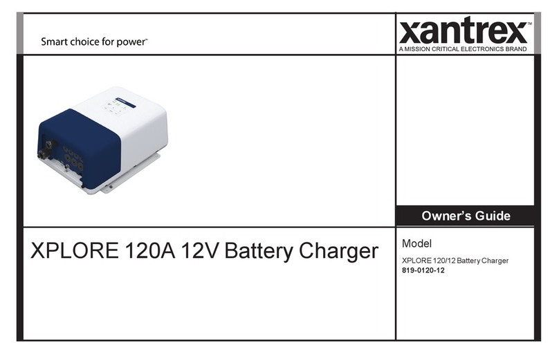 Xantrex XPLORE 120A 12V owner's guide