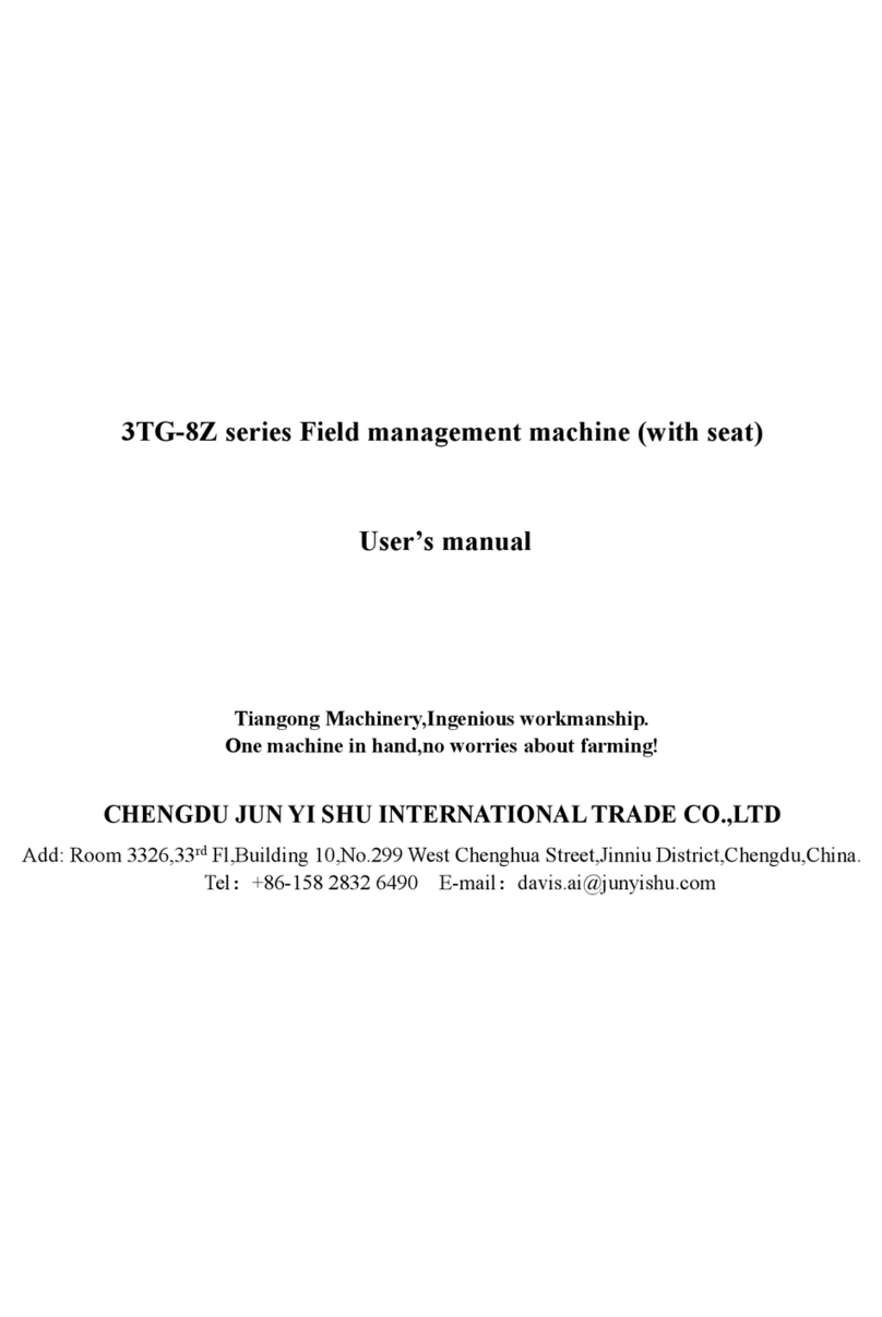 JUN YI SHU 3TG-8Z Series user manual