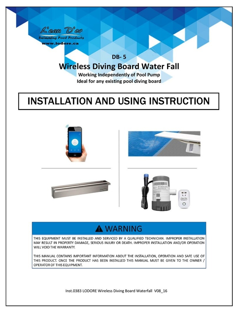 Lodore DB- 5 Installation and Using Instructions