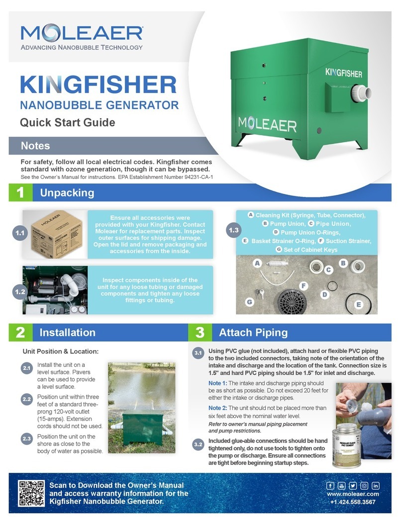 MOLEAER KINGFISHER User manual