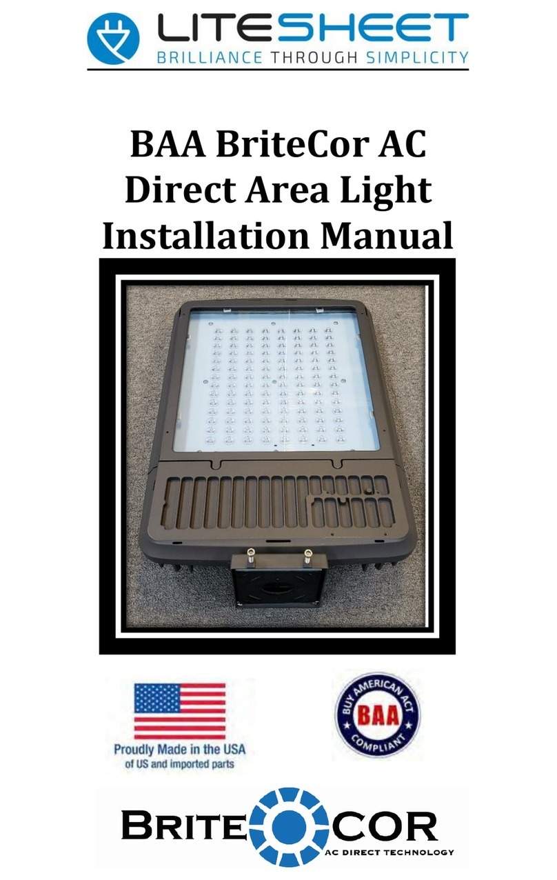 LITESHEET BriteCor AC BAA installation manual