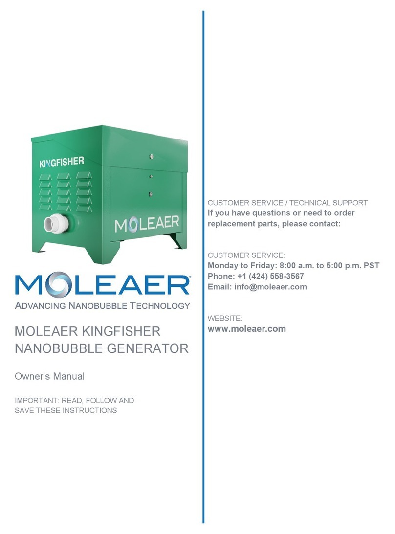 MOLEAER KINGFISHER User manual