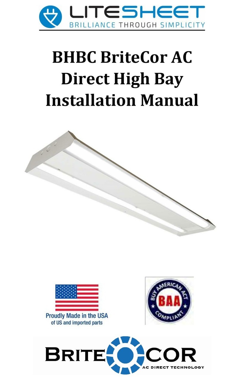 LITESHEET BriteCor AC BHBC installation manual