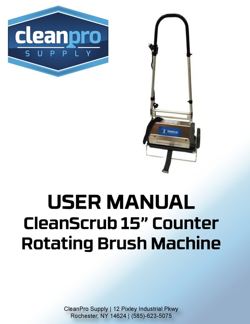cleanpro supply CleanScrub User manual