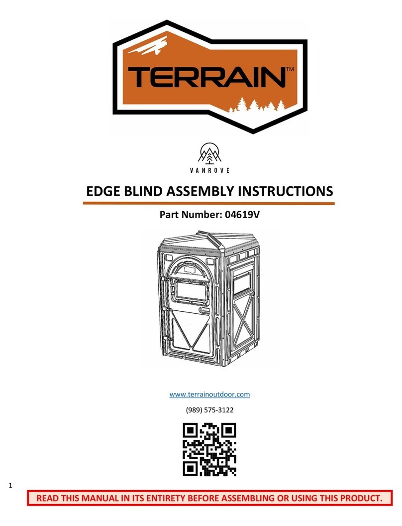 TERRAIN VANROVE EDGE BLIND Assembly instructions TERRAIN VANROVE EDGE BLIND Assembly instructions